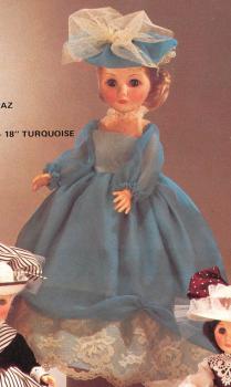 Effanbee - Miss Chips - Grandes Dames - Turquoise - Doll